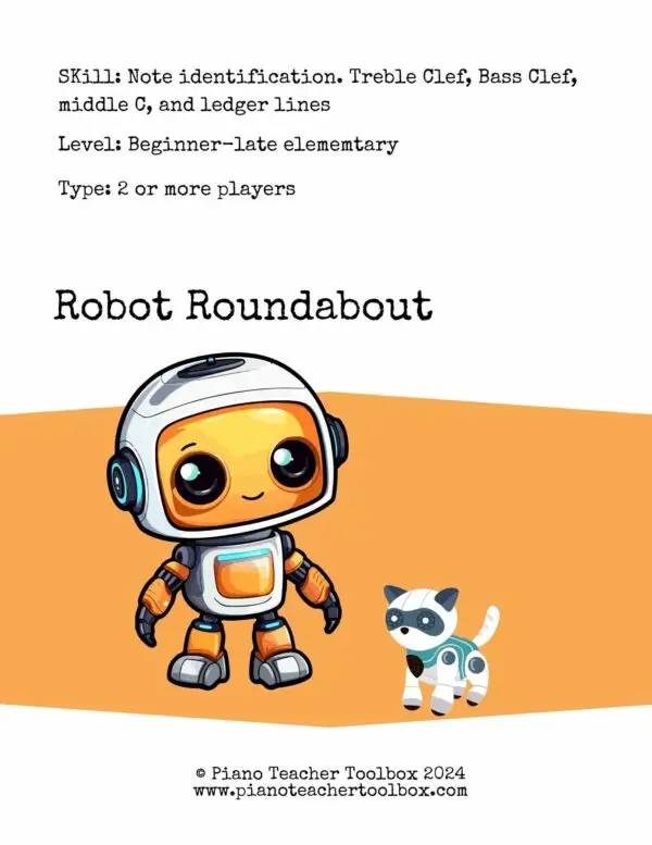 Cover page of Robot Roundabout game